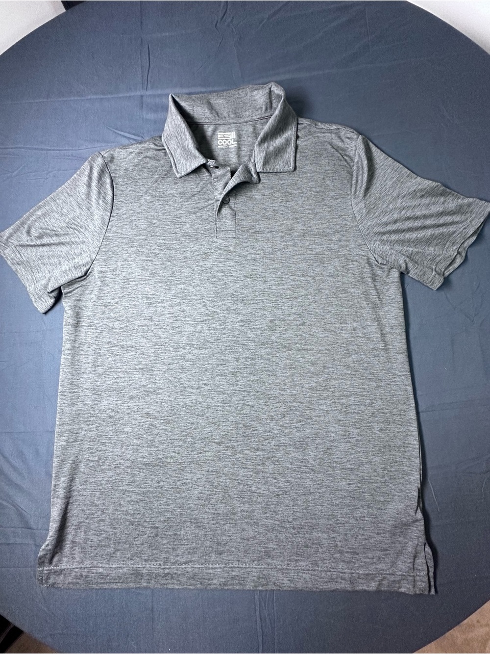 Men's Gray Performance Polo Shirt - Breathable Everyday Polo